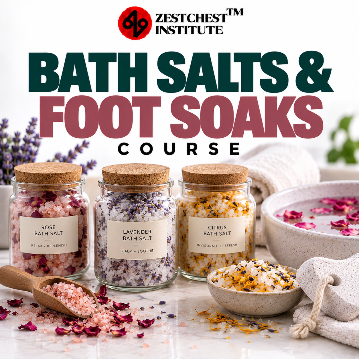 Bath Salts & Foot Soaks Course