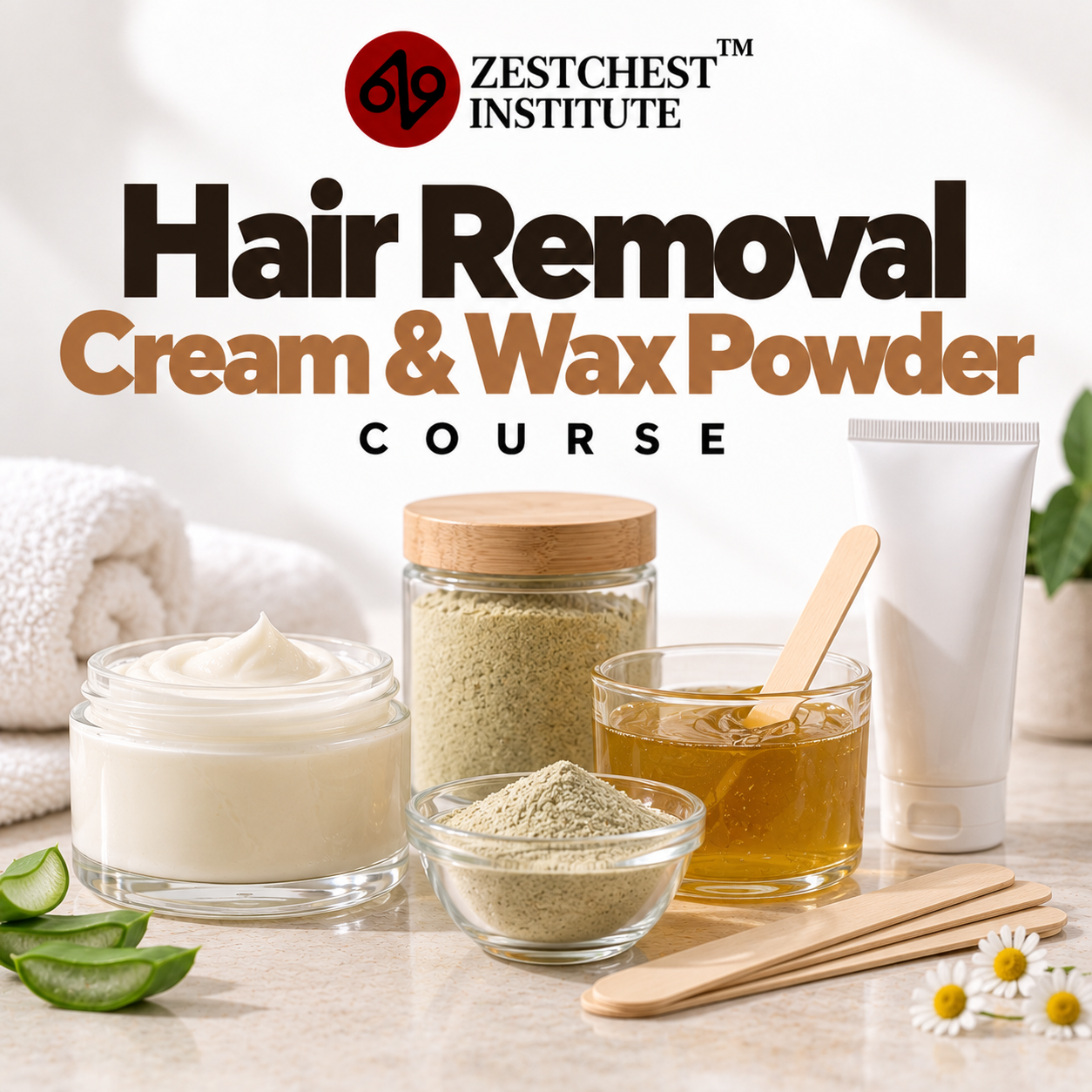 Hair Removal Cream & Wax Powder Course