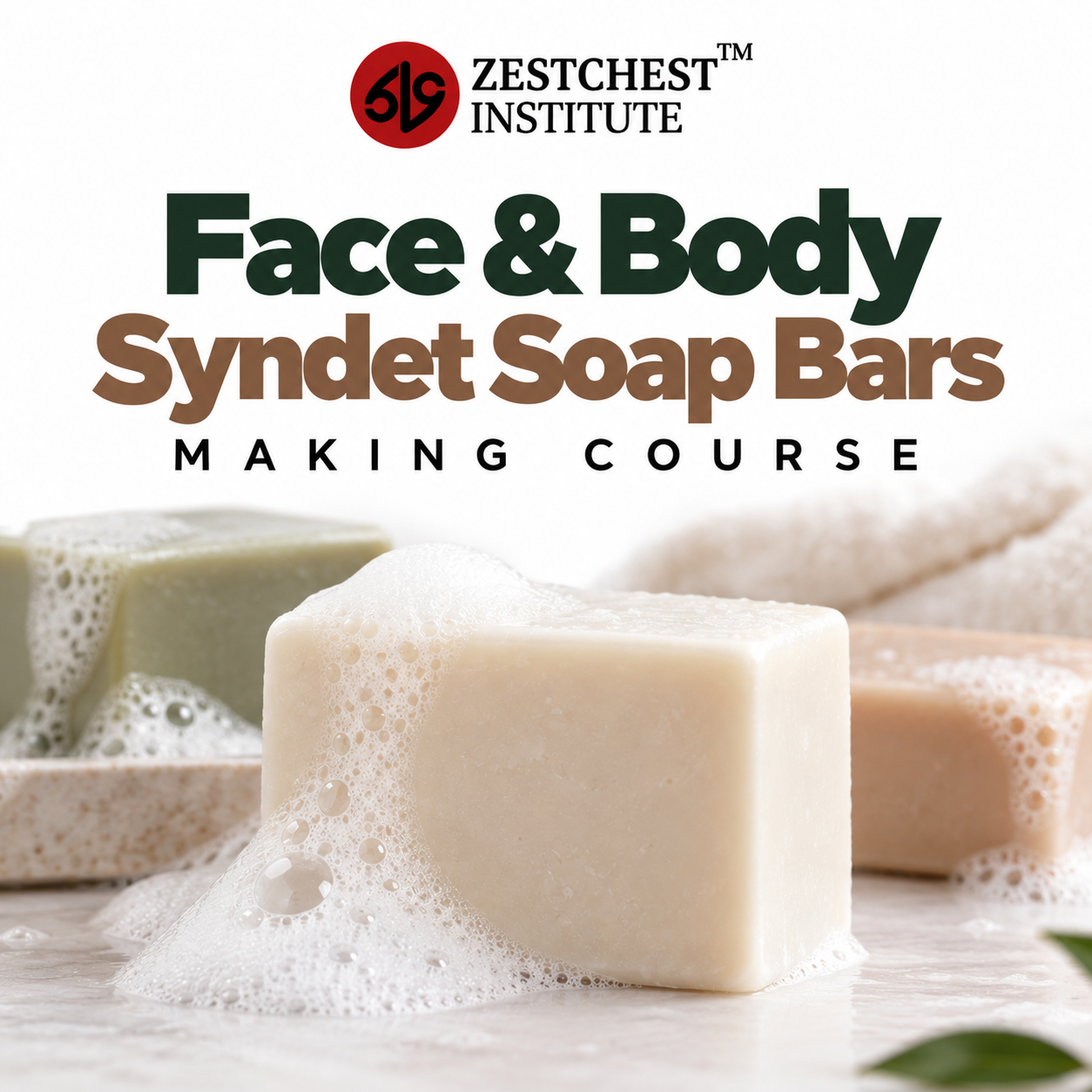 Face & Body Syndet Soap Bars Making Course