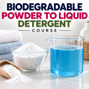 Biodegradable Powder To Liquid Detergent Course