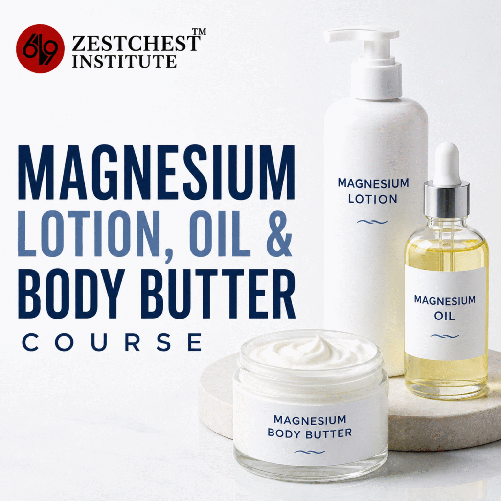 Magnesium Lotion, Oil & Body Butter Course