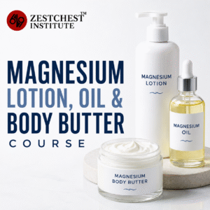 Magnesium Lotion, Oil & Body Butter Course