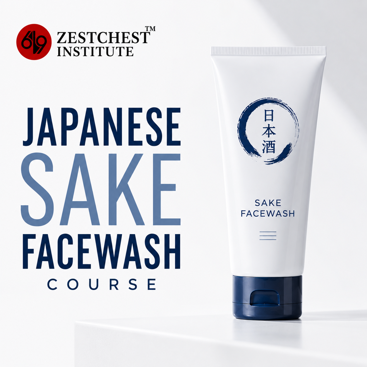 Japanese Sake Facewash Course