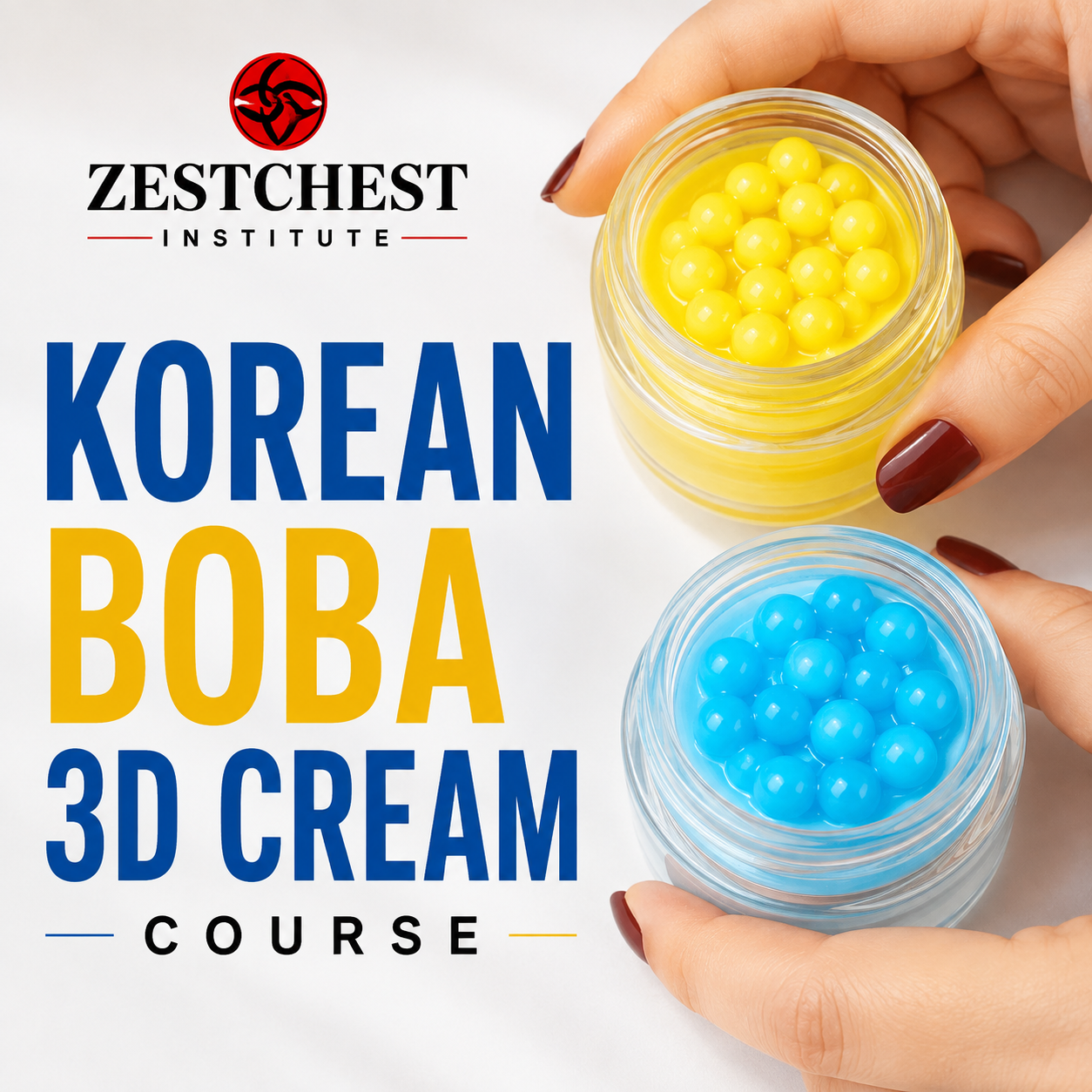 Korean Boba 3D Cream Course