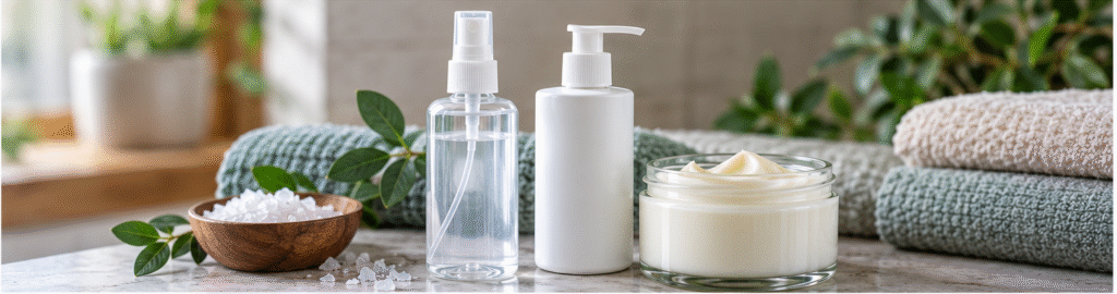 Magnesium oil spray, magnesium lotion and magnesium body butter
