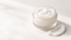 Body yogurt moisturizer with soft lightweight creamy gel texture