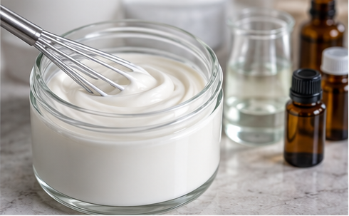 Magnesium lotion emulsion showing formulation stability