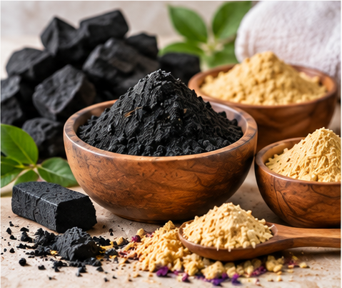 activated charcoal in Ubtan