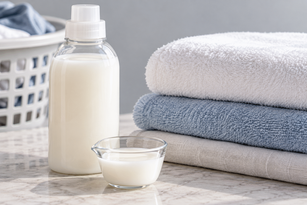 Fabric conditioner with clean soft towels