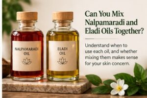 Nalpamaradi and Eladi oils being compared for mixing together