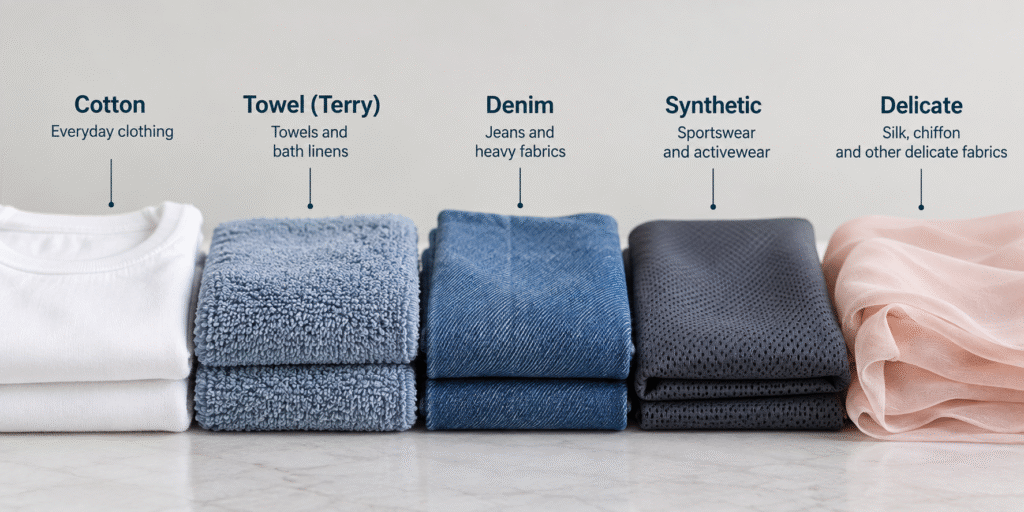 Different types of fabric for choosing when to use fabric conditioner